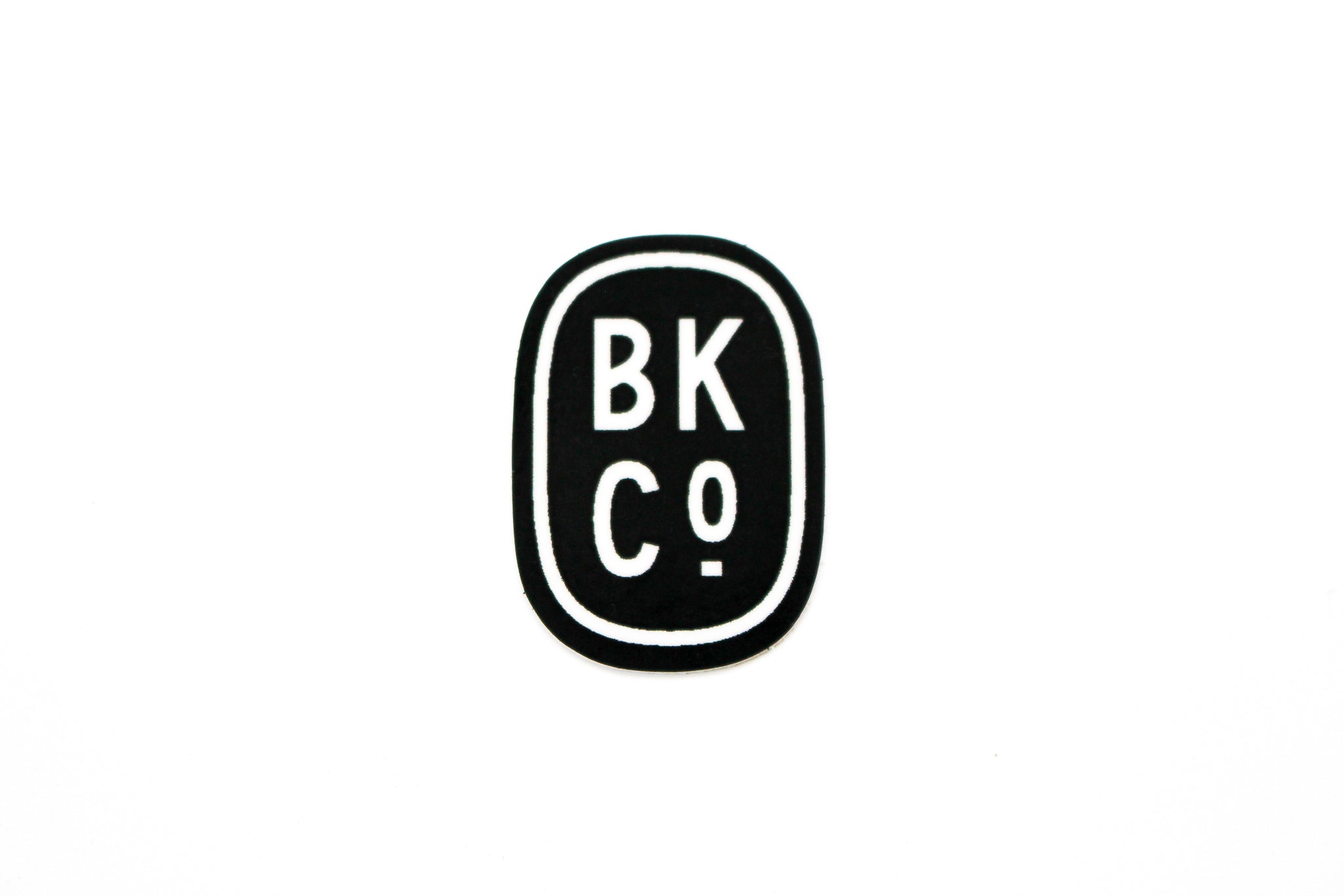 BKCo Black + White Logo Sticker
